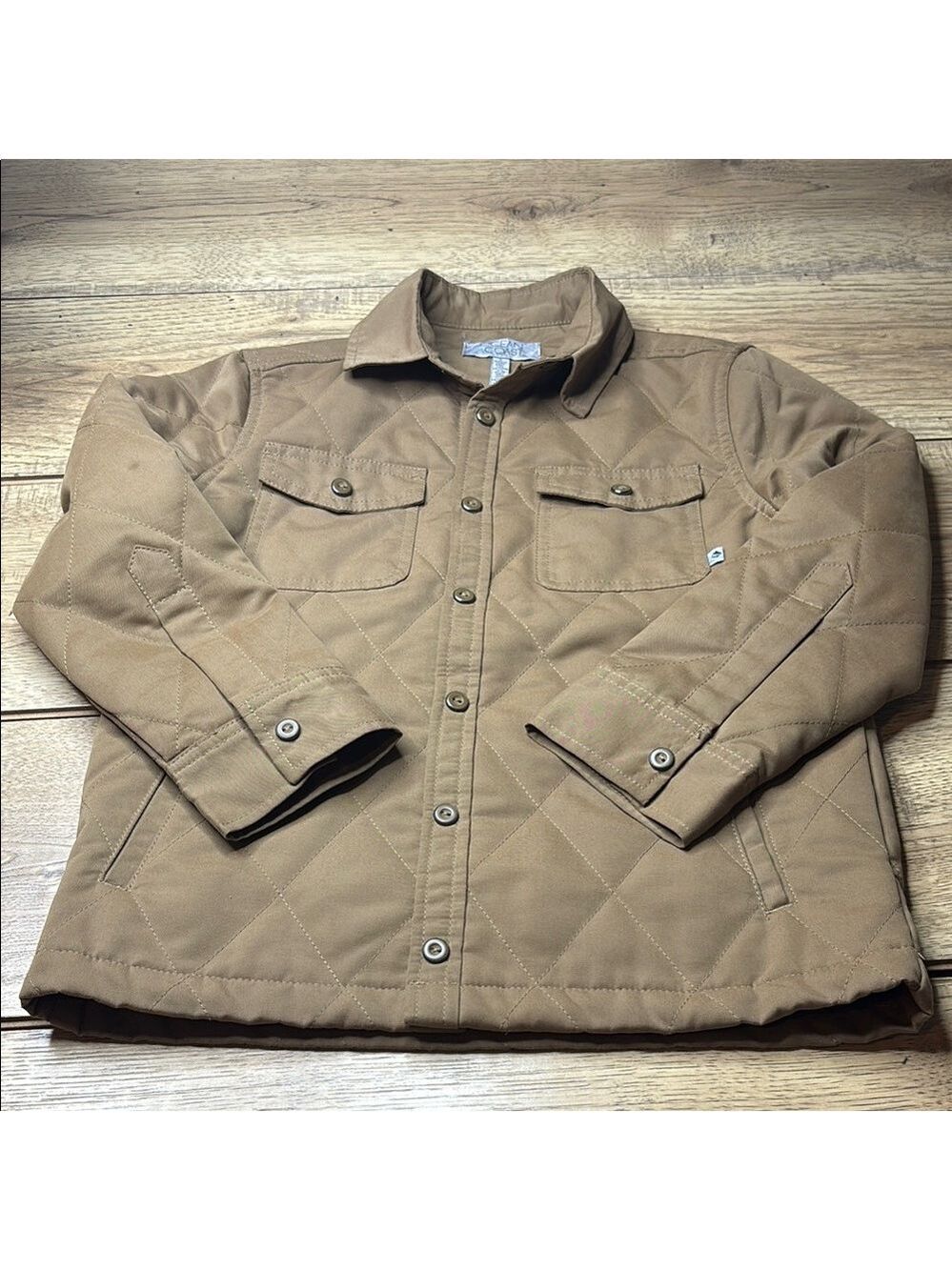 Youth Ocean & Coast Quilted Field Jacket Size Small